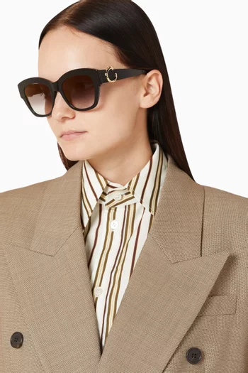 Oversized Sunglasses in Acetate