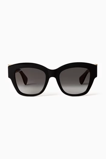 Oversized Sunglasses in Acetate