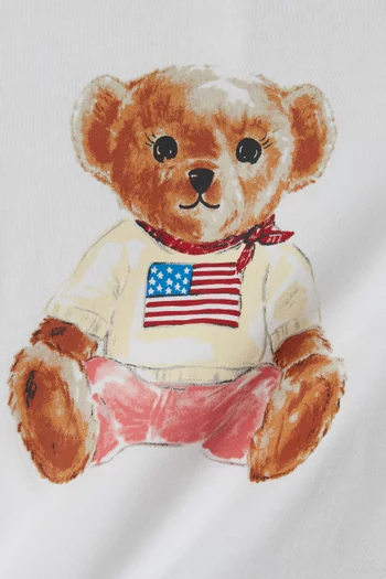 Polo Bear T-shirt in Cotton Jersey