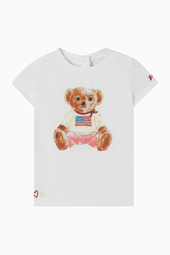 Polo Bear T-shirt in Cotton Jersey