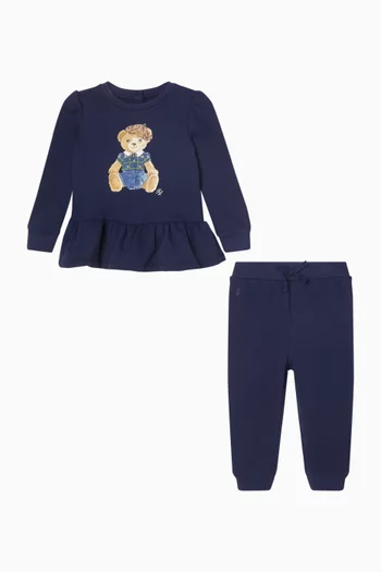 Polo Bear Co-ord Set in Cotton