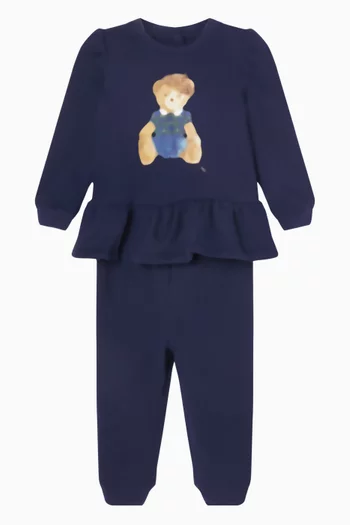 Polo Bear Co-ord Set in Cotton