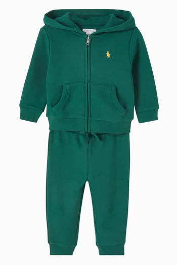 Polo Pony Tracksuit Set in Cotton-blend