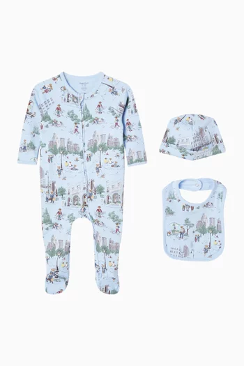 Polo Bear 3-piece Gift Set in Cotton