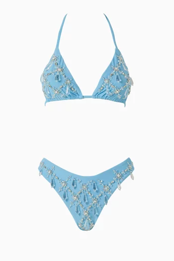 Calliope Embellished Bikini Set