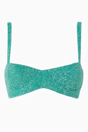 Peresphone Beaded Bikini Top