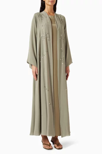 Embellished 3-piece Abaya Set