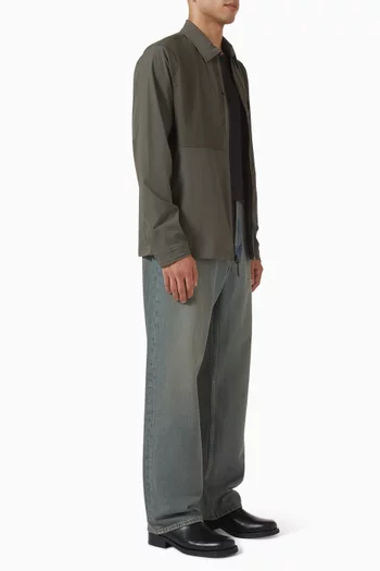 Ripstop Field Shirt Jacket in Cotton Blend