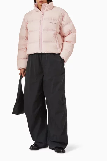 Logo Pleated Pants