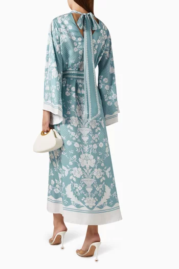 Calypso Belted Maxi Dress