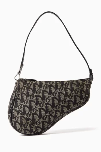 2000s Trotter Saddle Bag in Monogram Canvas