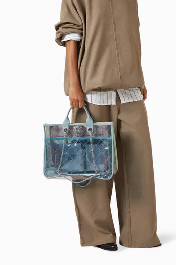 2010s Coco Splash Tote Bag in PVC & Leather