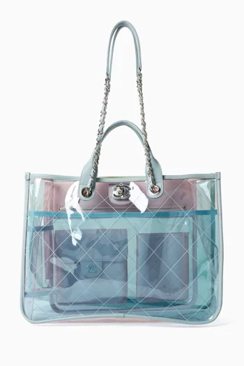 2010s Coco Splash Tote Bag in PVC & Leather