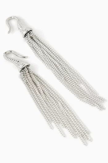 Tassel Earrings in Sterling Silver