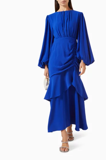 فستان صوفيا طويل بطبقات متعددة