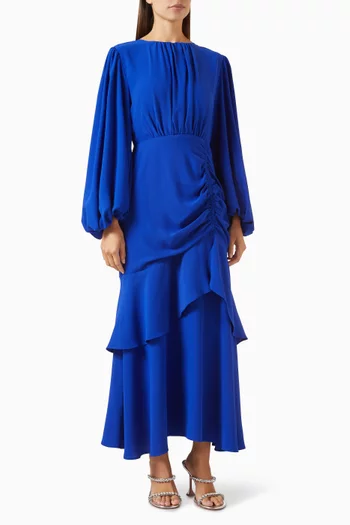 فستان صوفيا طويل بطبقات متعددة