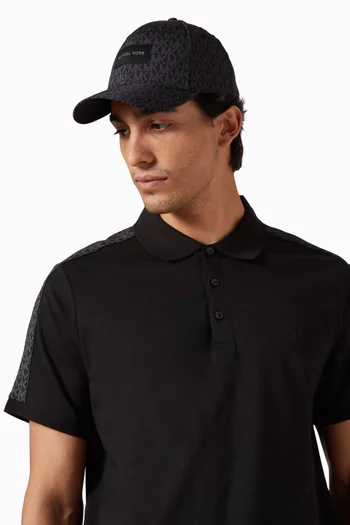 Logo-print Baseball Cap in Cotton