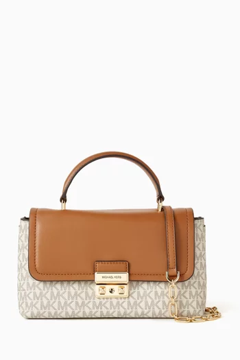 حقيبة ساتشل تريبكا متوسطة قنب بشعار الماركة