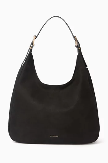 Large Nolita Hobo Shoulder Bag in Nubuck