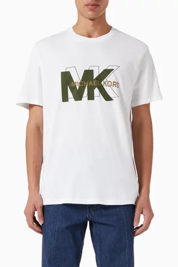 Graphic Logo T-shirt in Cotton