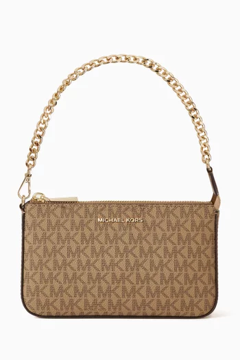 Medium Jet Set Pochette in Canvas