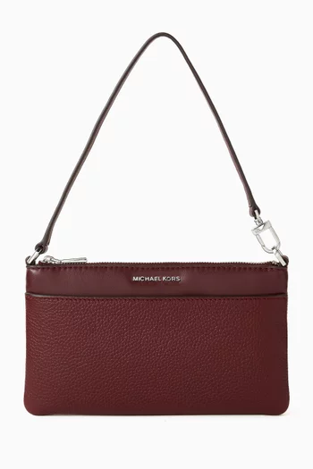 Medium Jet Set Wristlet in Leather