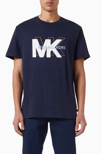 Graphic Logo T-shirt in Cotton