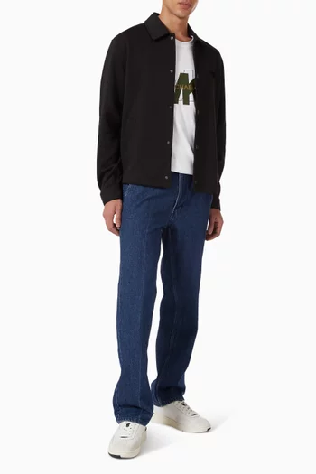 Logo Jacket in Cotton-blend