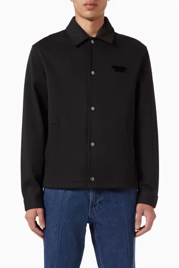 Logo Jacket in Cotton-blend