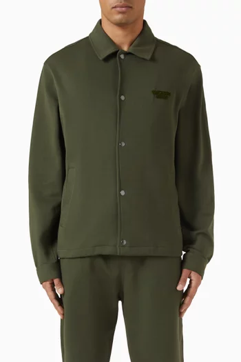 Logo Jacket in Cotton-blend