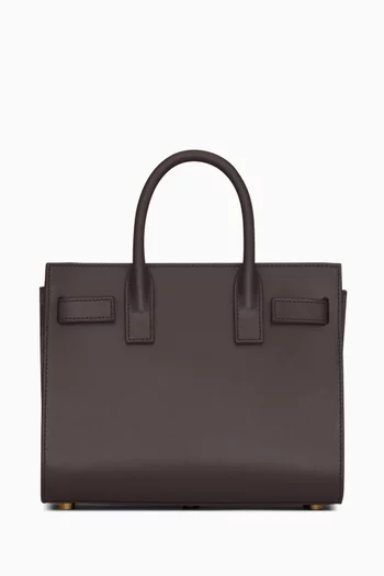 Nano Sac de Jour Tote Bag in Leather