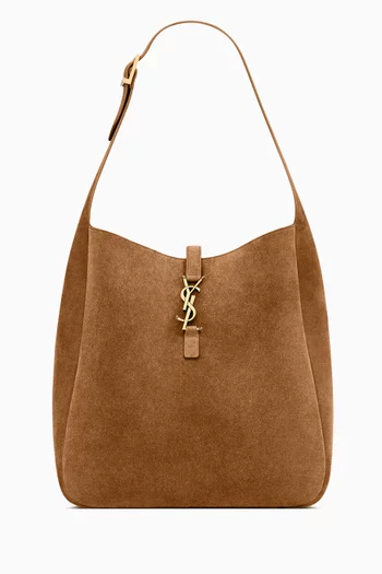 Large Le 5 À 7 Shoulder Bag in Suede