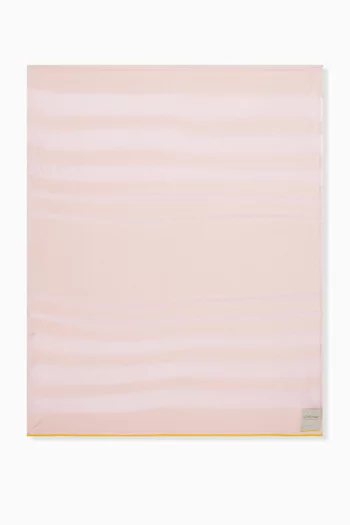 Striped Blanket in Organic Cotton-blend