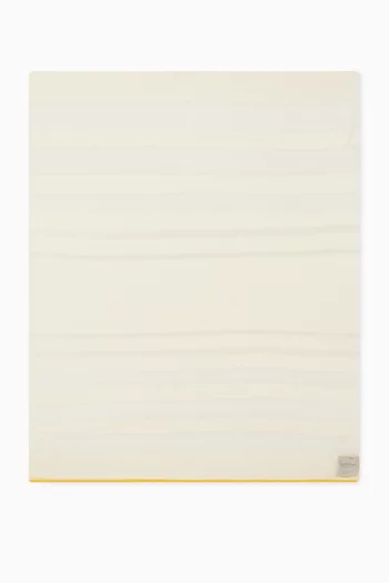 Striped Blanket in Organic Cotton-blend