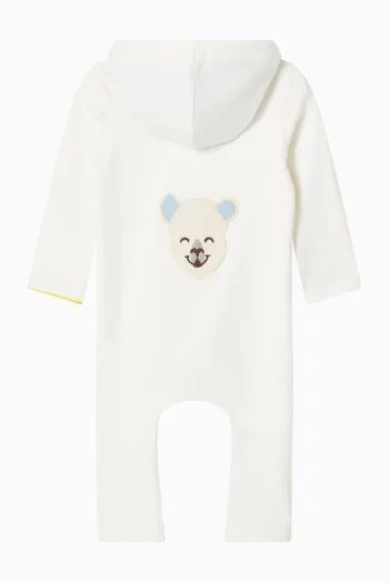 Logo Hooded Romper