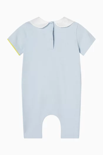 Embroidered Short Romper
