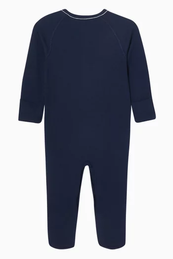Polo Logo Sleepsuit in Cotton