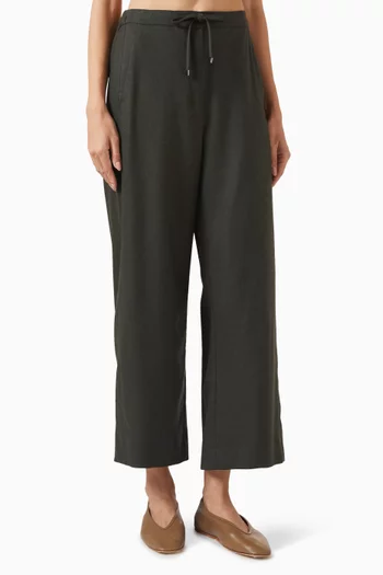 Floria Drawstring Bermuda Pants