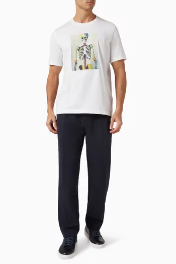 Skeleton T-shirt in Cotton