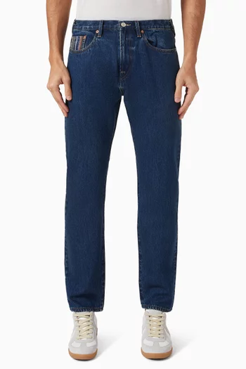 Tapered Fit Jeans in Denim