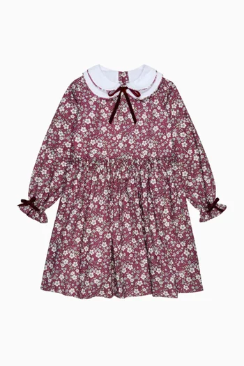 فستان ليانا بنقشة زهور 