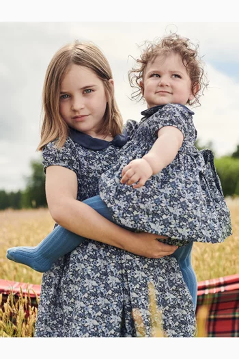 فستان اركاديا للرضع بكشكش قطن