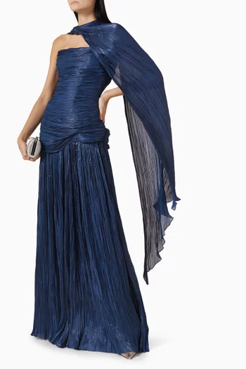 Strapless Dress & Cape Set