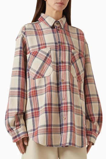 Nelson Check Oversized Shirt