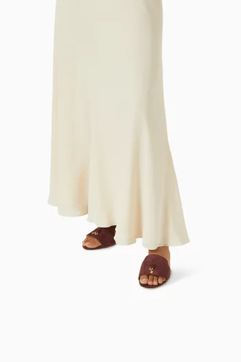 Summer Charms Sandals in Suede Goatskin