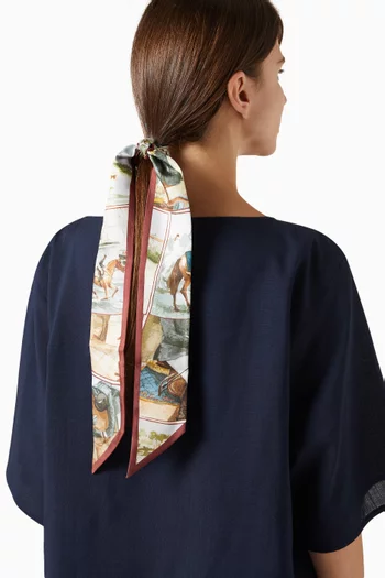 Arena Tie Band in Silk Twill