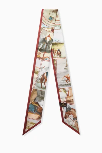 Arena Tie Band in Silk Twill