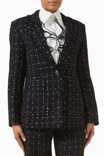 جاكيت بصف أزرار واحد بوكليه