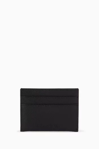 K/Monogram Cardholder in Grained Leather