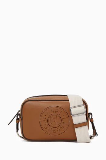 K/Circle Camera Bag in Leather